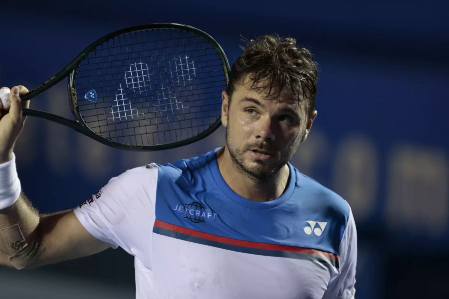 Stan Wawrinka jubelt in Acapulco.