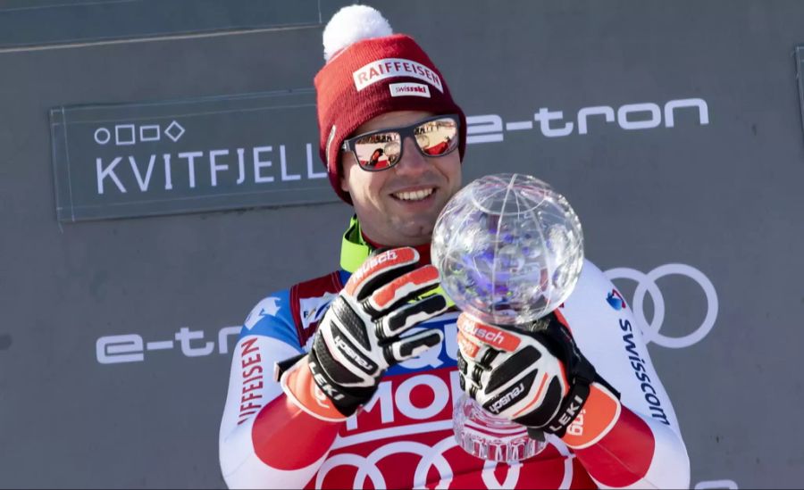 Im März 2020 gewinnt Beat Feuz seine dritte Abfahrt-Kristallkugel in Folge.