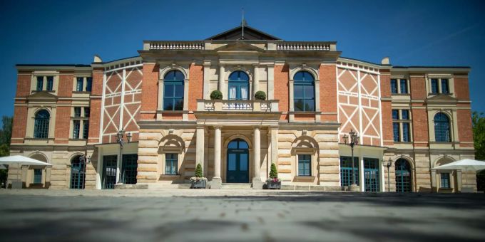 Das Richard-Wagner-Festspielhaus in Bayreuth. Bayreuth Festspielhaus