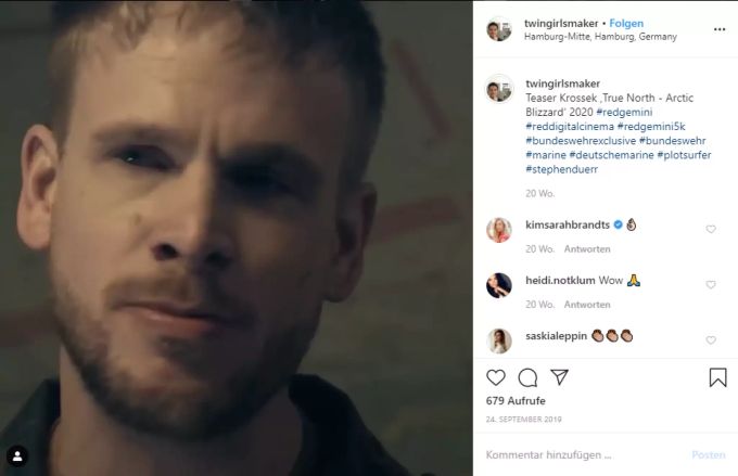 Für diese Serie muss Stephen Dürr vielleicht seine Zehen opfern: True North Arctic Blizzard. Stephen Dürr