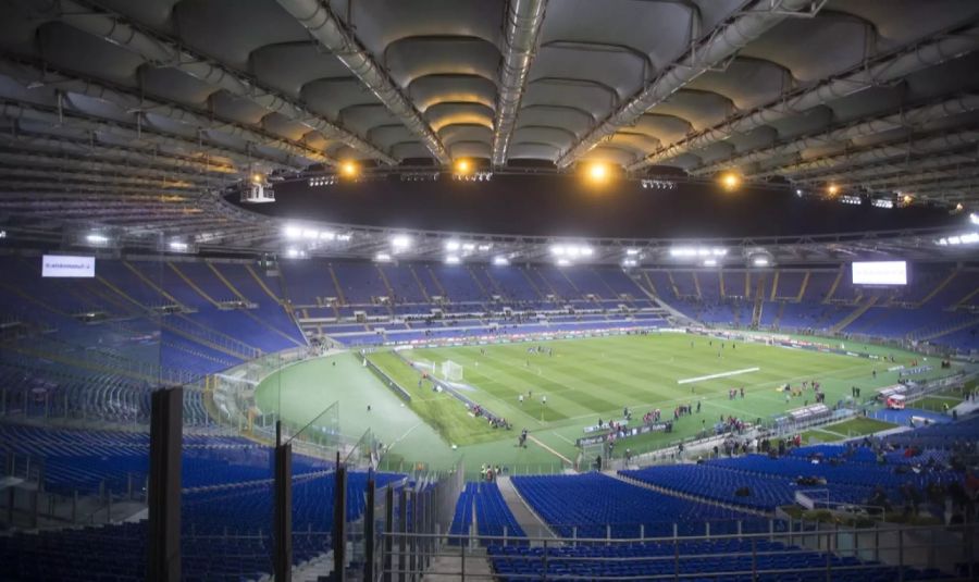 Das Stadio Olimpico von Rom wird neben drei Gruppenspielen – darunter das Eröffnungsspiel – auch Schauplatz eines Viertelfinals sein.