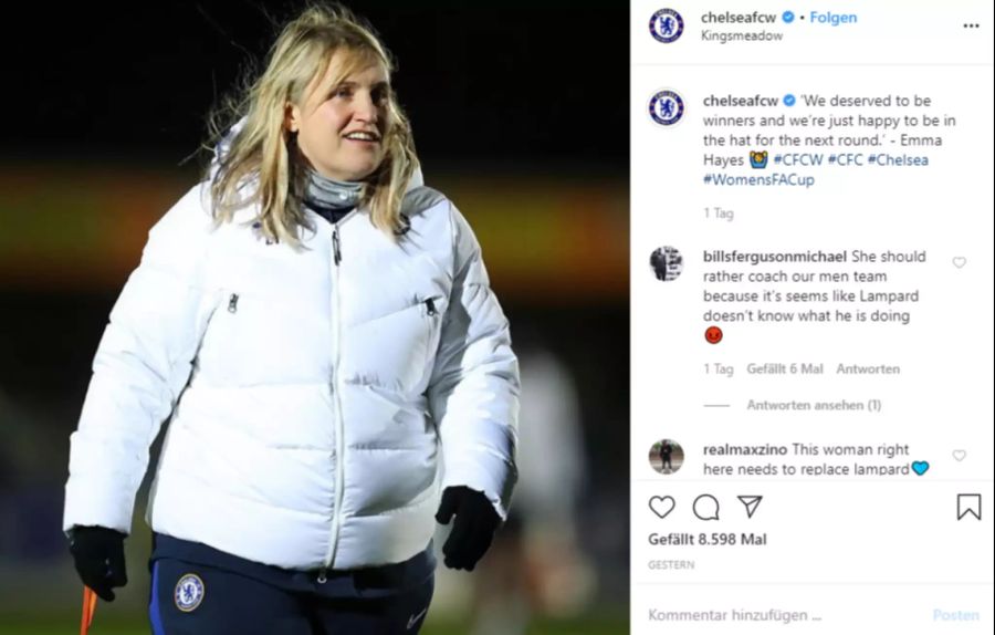 Die Trainerin von Chelsea, Emma Hayes, will ihre Trainings revolutionieren.