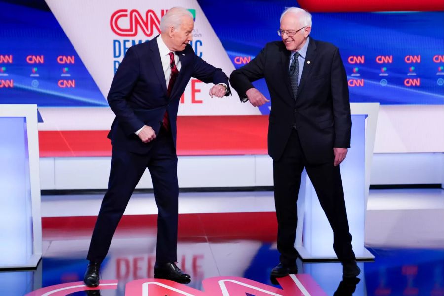 Biden und Sanders