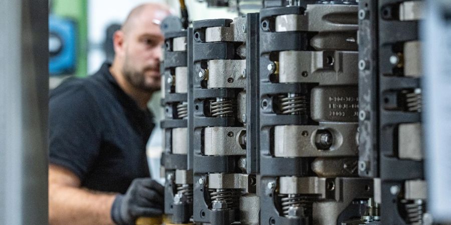 Deutschlands Maschinenbauer blicken verhalten optimistisch in die Zukunft.