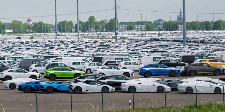 Geparkte Autos
