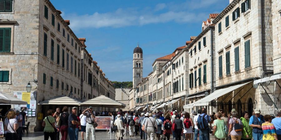 Die Altstadt von Dubrovnik.