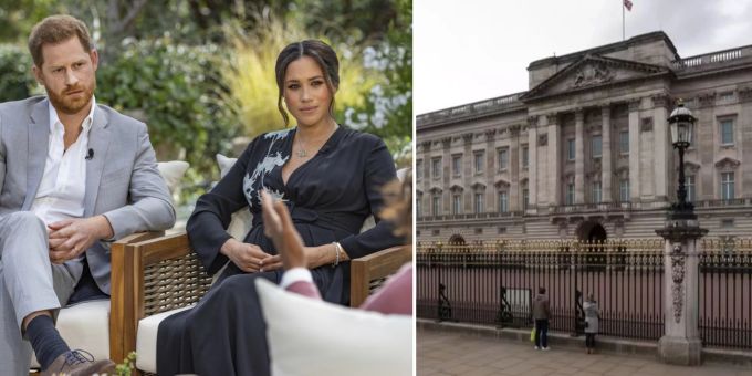 Meghan Markle und Prinz Harry machten dem Palast im Oprah-Interview ebenfalls Rassismus-Vorwürfe. Meghan Markle Prinz Harry