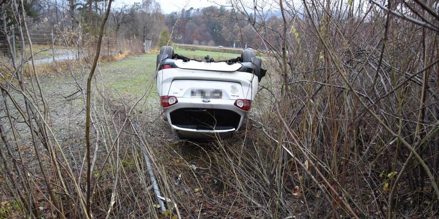 Bonaduz: Alkoholisiert von Fahrspur abgekommen
