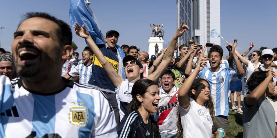 Auch in der Heimat Argentinien wurde der langersehnte WM-Sieg gefeiert.