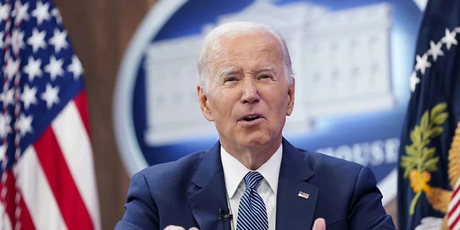 Joe Biden wird den ukrainischen Präsidenten im Weissen Haus empfangen. (Archiv)