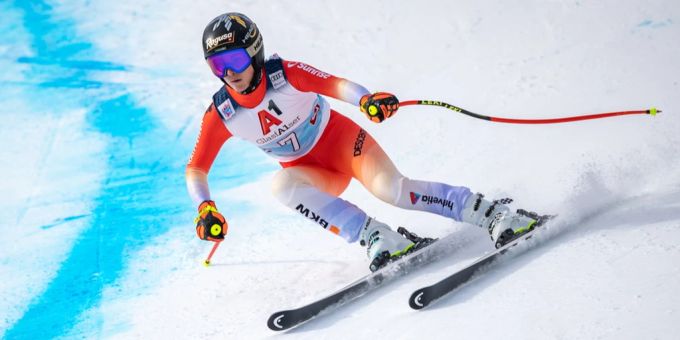 Lara Gut-Behrami im Super-G von St. Anton. cortina d?ampezzo
