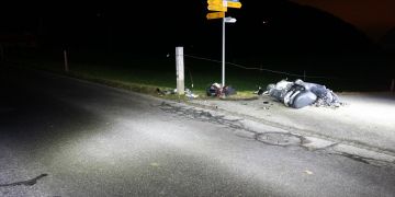 Weissbad AI: Selbstunfall mit Motorrad