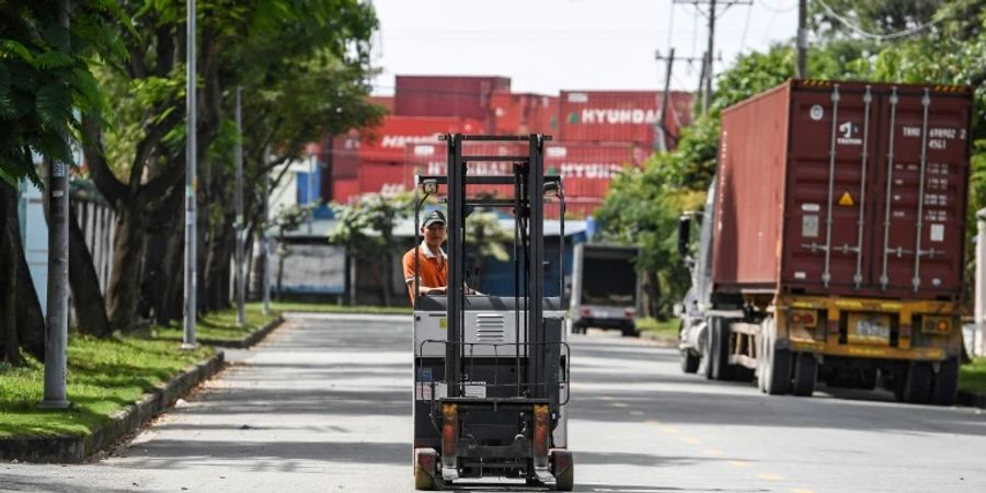 Arbeiter in Ho Chi Minh City