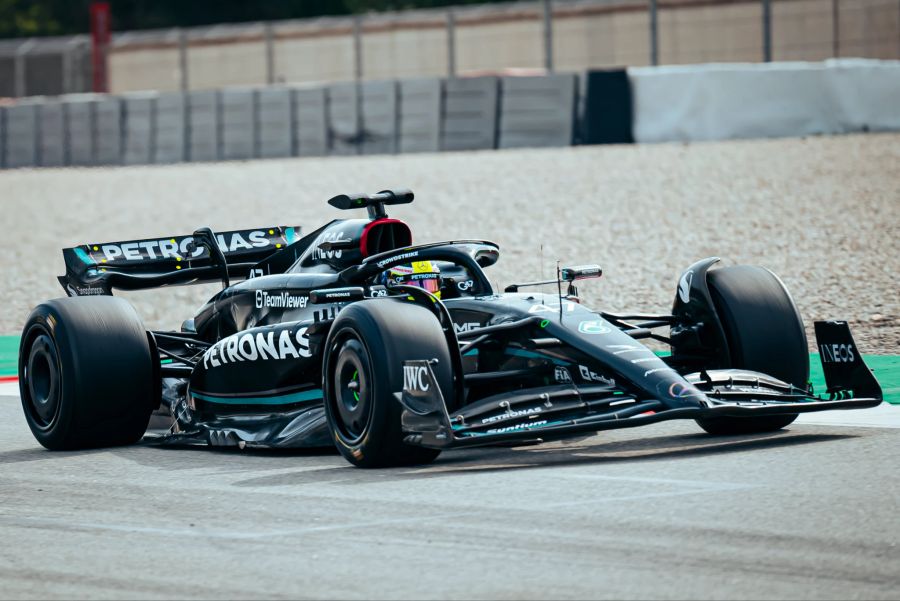 Mick Schumacher Mercedes Test