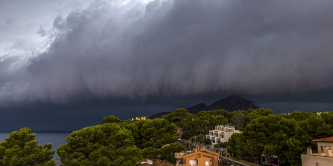 Strong storms in the Balearic Islands