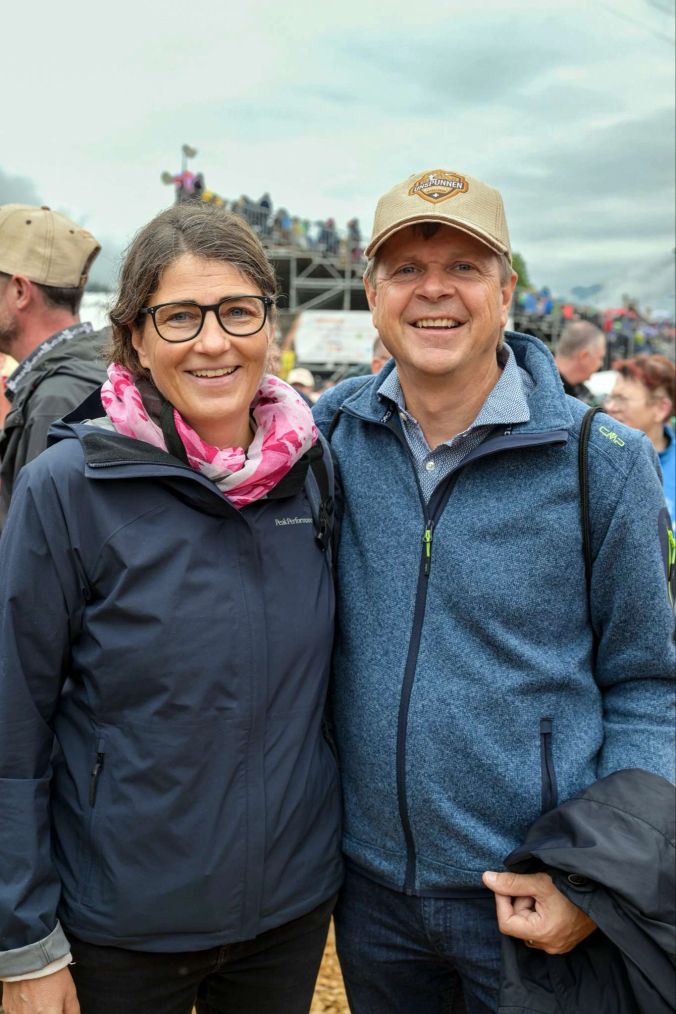 Der Berner Nationalrat Grossen Jürg mit seiner Ehefrau Annelies.