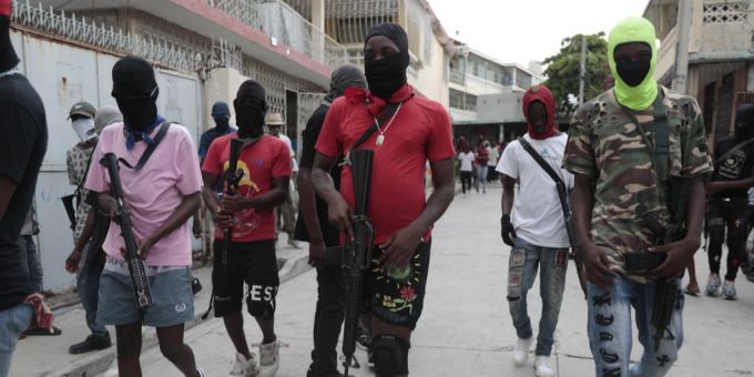 Haiti bat due Uno angesichts enormer Bandenkriminalität um Hilfe. Hairti