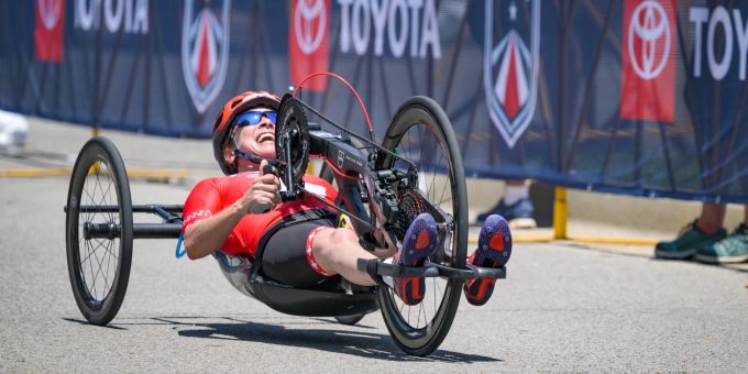 Die Spitzenhandbikerin Sandra Stöckli aus Jona kommt von den EM in Rotterdam ohne Medaille nach Hause. Sandra Stöckli