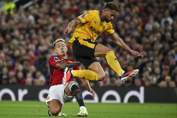 Der frühere Sittener Matheus Cunha zeigt gegen Manchester United ein auffälliges Spiel. Britain Soccer Premier League