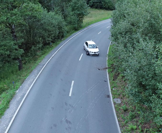 Der Autofahrer war betrunken unterwegs. Betrunken