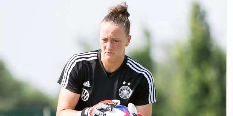 Kehrt wieder ins DFB-Team der Frauen zurück: Almuth Schult. Foto: Sebastian Gollnow/dpa