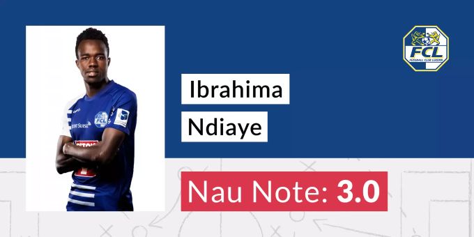 Die Nau-Note für Ibrahima Ndiaye vom FC Luzern. Ibrahima Ndiaye