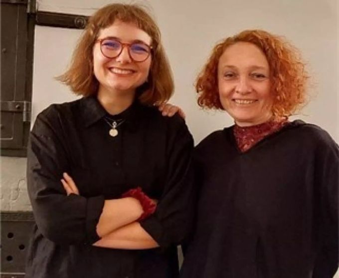 Co-Präsidentinnen Ronja Stahl (links) und Mirta Sauer. SP Wil Co-Präsidentinnen