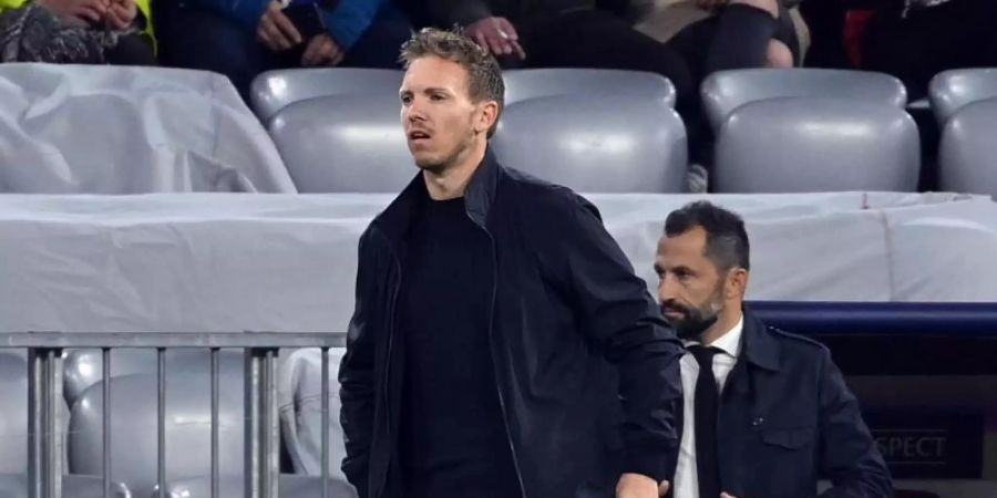 FC-Bayern-Trainer Julian Nagelsmann erwartet einen spannenden Spieltag. Foto: Sven Hoppe/dpa