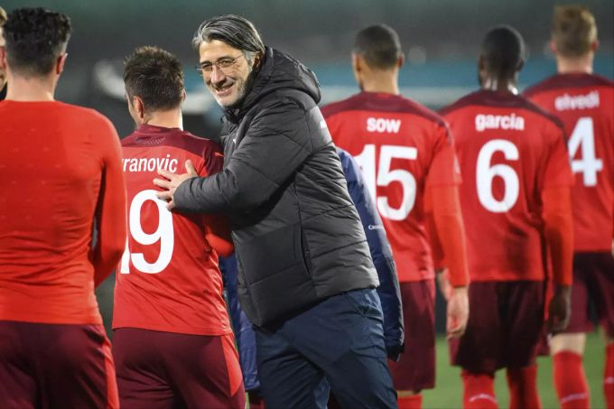 Murat Yakin überzeugt als Erbe von Vladimir Petkovic bisher grösstenteils. Lithuania vs Switzerland