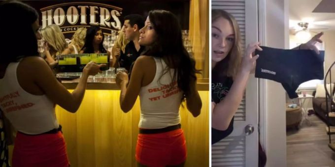 Die neuen Höschen der Kellnerinnen bei Hooters sind noch knapper als die aktuelle Version. hooters höschen