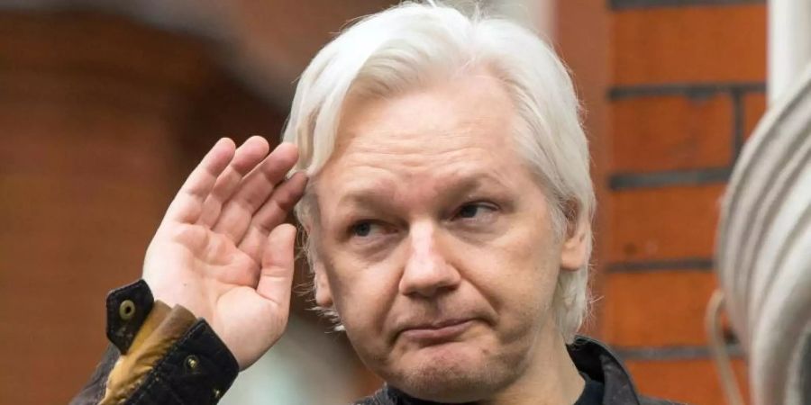 Wikileaks-Gründer Julian Assange ist zum Ehrenmitglied des deutschen PEN-Zentrums ernannt worden. Foto: Dominic Lipinski/PA Wire/dpa