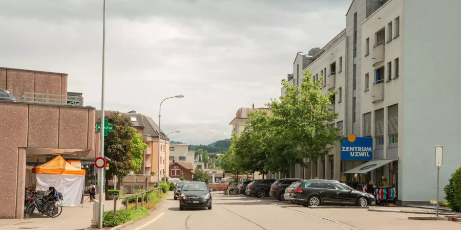 Das Zentrum der Gemeinde Uzwil.