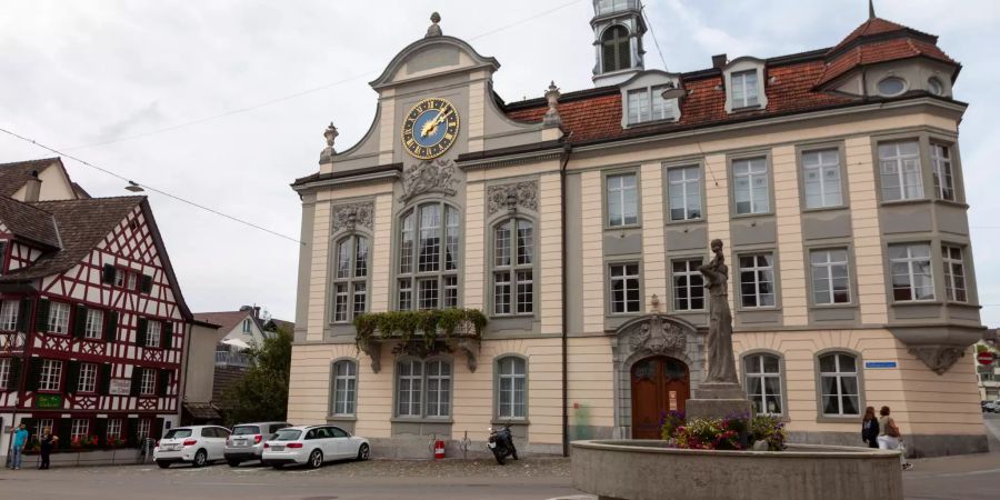 Das Rathaus Weinfelden.