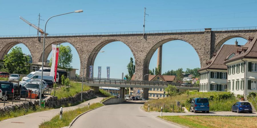 Das Glatttal-Viadukt in Herisau.