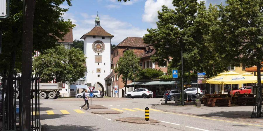 Das Obertor in Laufen.