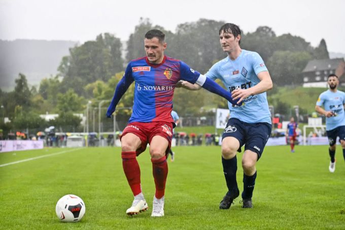 Taulant Xhaka im Einsatz für den FCB. FC Basel