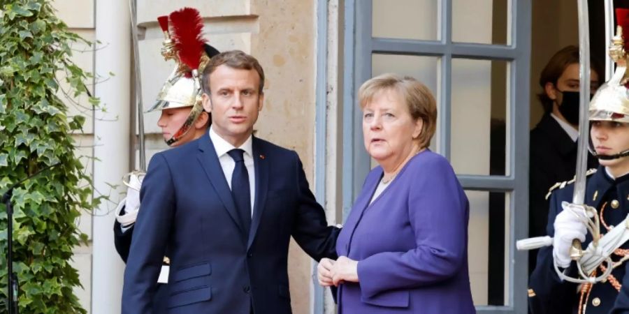 Emmanuel Macron und Angela Merkel