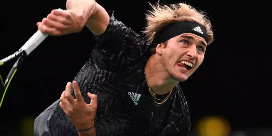 Olympiasieger Zverev trifft im ersten Gruppenspiel der ATP Finals auf den Italiener Matteo Berrettini. Foto: Christophe Archambault/AFP/dpa