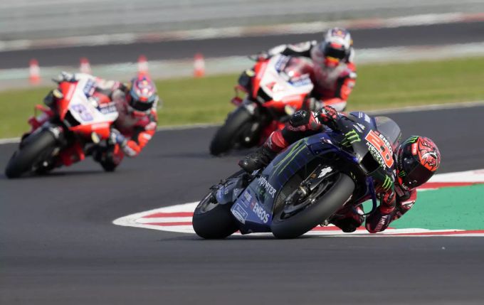 Fabio Quartararo fuhr in Misano um den Titel. Fabio Quartararo