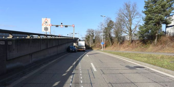 Es entstand Sachschaden. Unfall