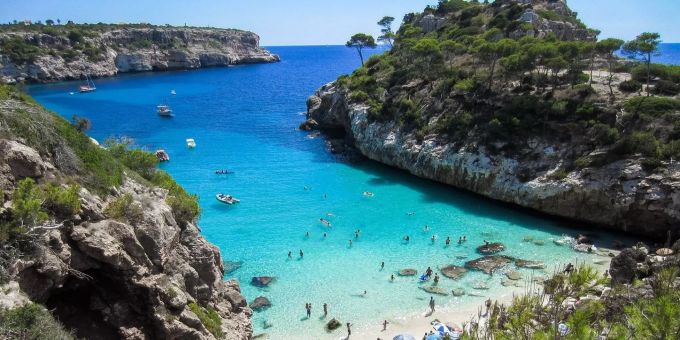 Wunderbare Bucht in Mallorca. Mallorca