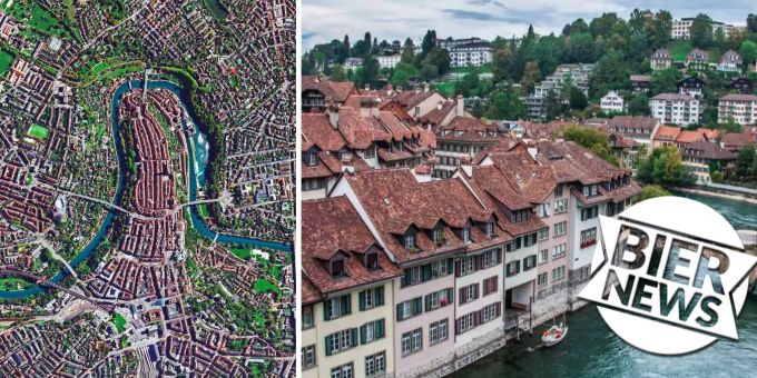 Sehen Sie es? - Instagram-Nutzer lachen über Berner Satellitenbild