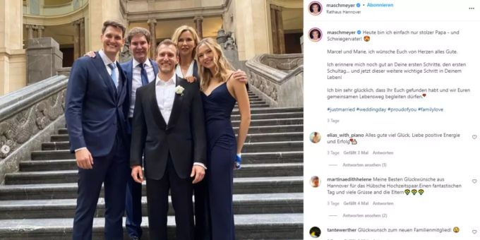 Carsten Maschmeyer ist stolz auf seinen Sohn. Carsten maschmeyer