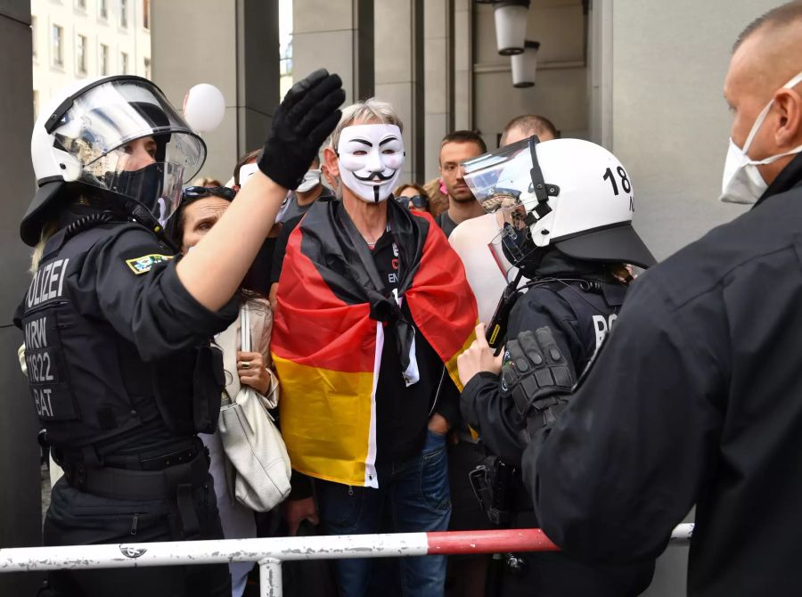 Protest gegen Corona-Massnahmen Berlin