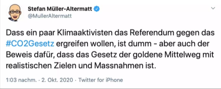 müller-altermatt tweet klimastreik referendum