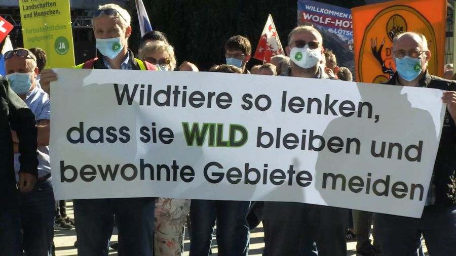 Manifestation ja zum jagdgesetz