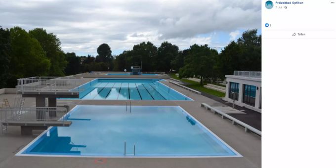 Das Freizeitbad in Opfikon ZH wurde frisch renoviert. Freizeitbad Opfikon