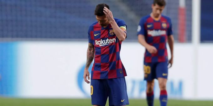 Lionel Messi steht mit Barcelona vor einem Neubeginn. FC Barcelona Lionel Messi