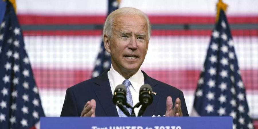 Will Amerika «vor vier weiteren Jahren Donald Trump retten»: Joe Biden. Foto: Carolyn Kaster/AP/dpa