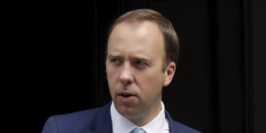 Matt Hancock Grossbritannien Gesundheitsminister